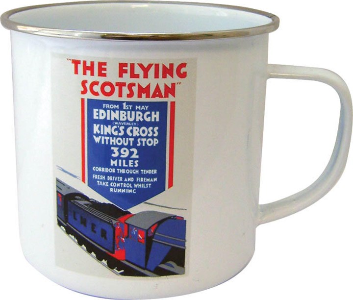 Flying Scotsman Enamel Mug