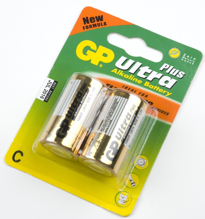 2 Pack C Batteries (Electronic) 