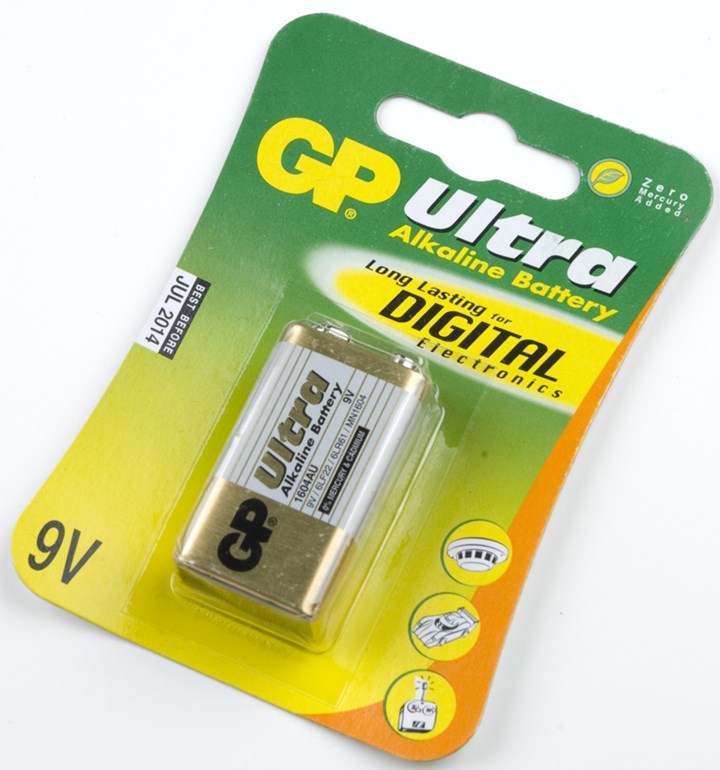 Single Pack 9V Battery 