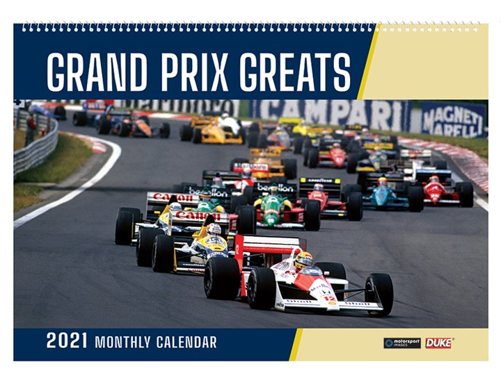 Grand Prix  Greats 2021 Wall Calendar