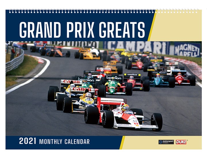 Grand Prix  Greats 2021 Wall Calendar