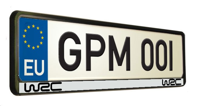 World Rally Championship 2 Number Plate Surround