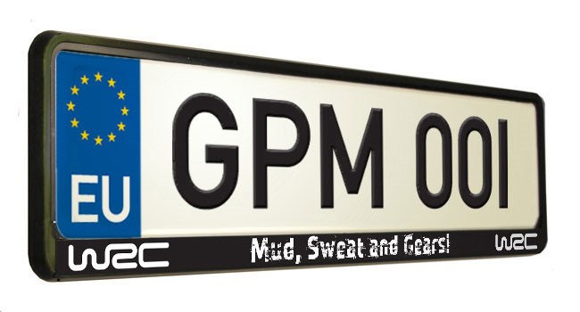 World Rally Championship 7 Mud, Sweat and Gears Number Plate Surround