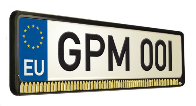 Lead Head Number Plate Surround