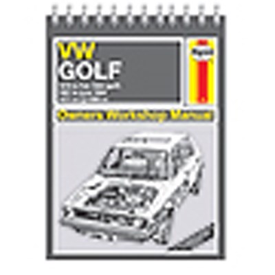 VW Golf Note Book
