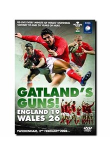 Gatland's Guns - England 19-26 Wales (DVD)