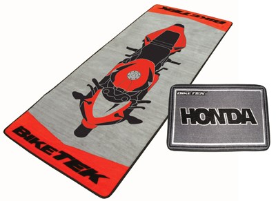 Combo Biketek Garage Mat Series 2 Honda Bike