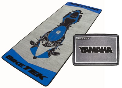 Combo Biketek Garage Mat Series 2 Yamaha Bike