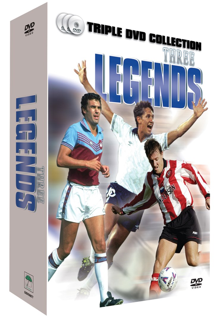 Three Legends - Linekar, Le Tissier, Brooking 3DVD set