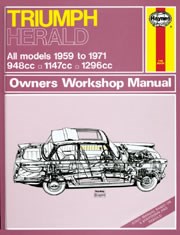 Triumph Herald (59 - 71) up to K Haynes Repair Manual (Classic Reprint)