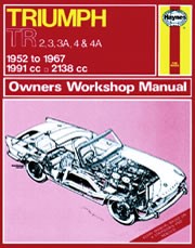 Triumph TR2, TR3, TR3A, TR4 & TR4A (52 - 67) Haynes Repair Manual