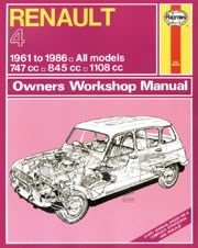 Renault 4 (61 - 86) Haynes Repair Manual