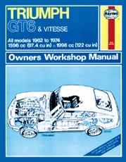 Triumph GT6 & Vitesse (62 - 74 ) Haynes Repair Manual