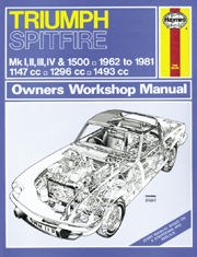 Triumph Spitfire (62 - 81) Haynes Repair Manual