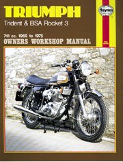 Triumph Trident & BSA Rocket 3 (69 - 75) Haynes Repair Manual