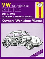 VW Beetle 1303, 1303S & GT (72 - 75) Haynes Repair Manual