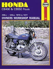 Honda CB400 & CB550 Fours (73 - 77) Haynes Repair Manual