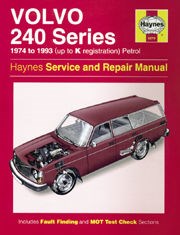Volvo 240 Series Petrol (74 - 93) Haynes Repair Manual