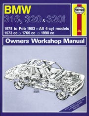 BMW 316, 320 & 320i (4-cyl)(75 - Feb 83) Haynes Repair Manual