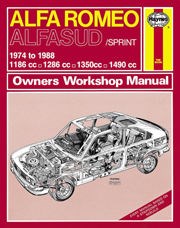 Alfa Romeo Alfasud/sprint (74 - 88) UP to F Book