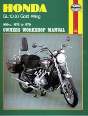 Honda GL1000 Gold Wing (75 - 79) Haynes Repair Manual