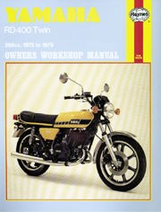 Yamaha RD400 Twin (75 - 79) Haynes Repair Manual