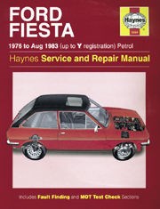 Ford Fiesta (76 - Aug 83) UP to Y Book