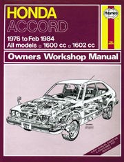 Honda Accord (76 - Feb 84) UP to A Book