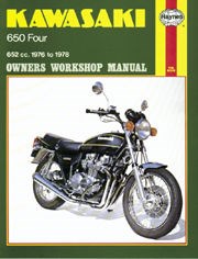 Kawasaki 650 Four (76 - 78) Haynes Repair Manual