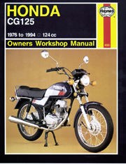 Honda CG125 (76 - 07) Haynes Repair Manual