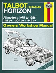 Talbot Horizon (78 - 86) UP to D Book