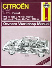 Citroen CX Petrol (75 - 88) Haynes Repair Manual