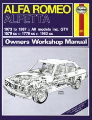 Alfa Romeo Alfetta (1973 - 1987) Haynes Repair Manual