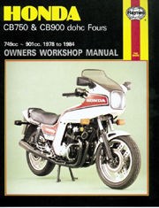 Honda CB750 & CB900 dohc Fours (78 - 84) Haynes Repair Manual