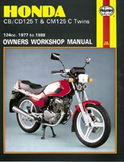 Honda CB/CD125T & CM125C Twins (77 - 88) Haynes Repair Manual