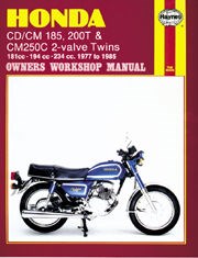 Honda CD/CM185 200T & CM250C 2-valve Twins (77 - 85) Haynes Repair Manual
