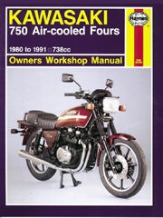 Kawasaki 750 Air-cooled Fours (80 - 91) Haynes Repair Manual