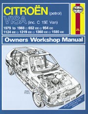 Citroën Visa (79 - 88) UP to F Book