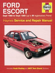 Ford Escort Petrol (Sept 80 - Sept 90) Haynes Repair Manual