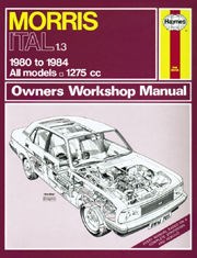Morris Ital 1.3 (80 - 84) UP to B Book