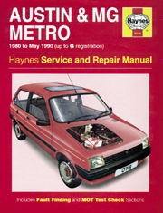 Austin/mg Metro (80 - May 90) UP to G Book