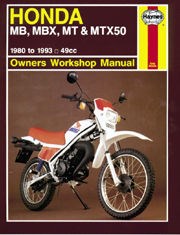 Honda MB, MBX, MT & MTX50 (80-93) Haynes Repair Manual