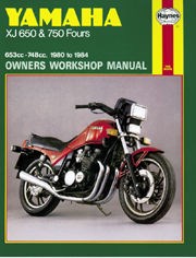 Yamaha XJ650 & 750 Fours (80 - 84) Haynes Repair Manual