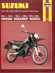 Suzuki 100, 125, 185 & 250 Air-cooled Trail Bikes (79 - 89) Book