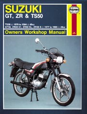 Suzuki GT, ZR & TS50 (77 - 90) Haynes Repair Manual