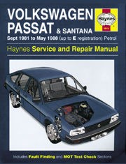 Volkswagen Passat & Santana (sept 81 - May 88) UP to E Book