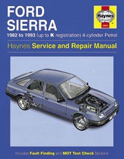 Ford Sierra 4 Cyl. (82 - 93) UP to K Book
