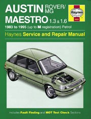 Austin/mg/rover Maestro 1.3 & 1.6 (83 - 95) UP to M Book