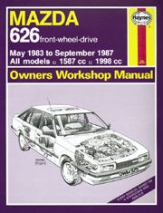 Mazda 626 (may 83 - Sept 87) UP to E Book