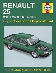 Renault 25 (84 - 92) B to K Book